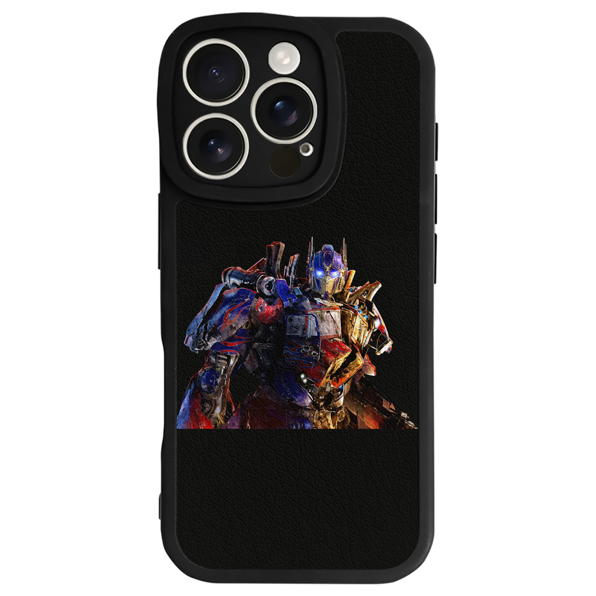 （画像用） Transformers トランスフォーマー 【iPhone 16シリーズ対応】シリコンスマホケース（レザー調） 材質：シリコン
